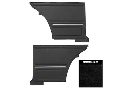 PUI Interiors Platinum Edition Pre-Assembled Rear Side Panels (1967 Camaro Coupe)