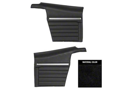 PUI Interiors Platinum Edition Pre-Assembled Rear Side Panels (1968 Camaro Convertible)