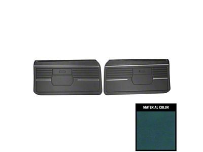 PUI Interiors Platinum Edition Pre-Assembled Rear Side Panels (1968 Camaro Coupe)