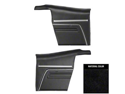 PUI Interiors Platinum Edition Pre-Assembled Rear Side Panels (1969 Camaro Convertible)
