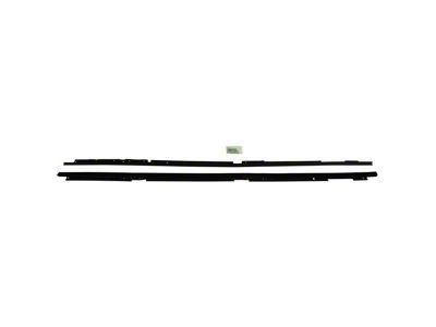 PUI Interiors Replacement Style Outer Window Felt Set; 2-Piece (82-92 Camaro Coupe)