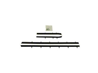 PUI Interiors Replacement Style Outer Window Felt Set; 4-Piece (1967 Camaro Convertible)