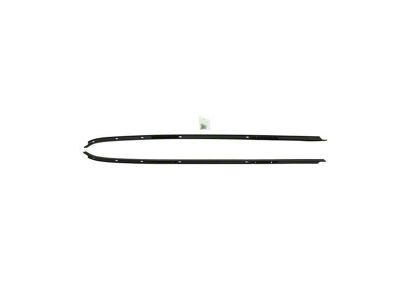 PUI Interiors Replacement Style Outer Window Felt Set without Chrome Bead; 2-Piece (70-81 Camaro Coupe)