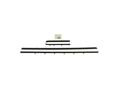 PUI Interiors Replacement Style Standard Outer Window Felt Set; 4-Piece (68-69 Camaro Convertible)