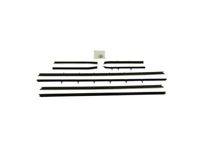 PUI Interiors Replacement Style Standard Window Felt Kit; 8-Piece (68-69 Camaro Coupe)