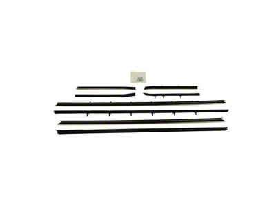PUI Interiors Replacement Style Standard Window Felt Kit; 8-Piece (68-69 Camaro Convertible)