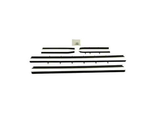 Ecklers Replacement Style Standard Window Felt Kit; 8-Piece (68-69 ...
