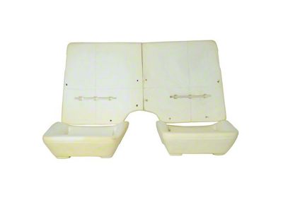 PUI Interiors Split Back Rest Rear Seat Foam (82-92 Camaro Coupe)