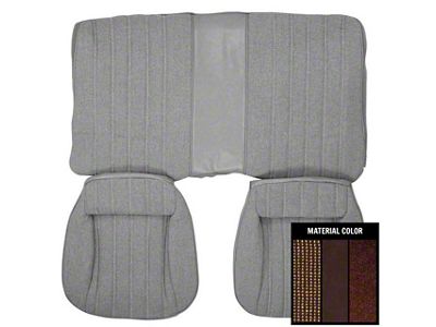 PUI Interiors Standard Interior Cloth Rear Bench Seat Upholstery (82-85 Camaro Coupe)