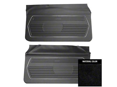 PUI Interiors Standard Interior Platinum Edition Front Door Panels (1969 Camaro)