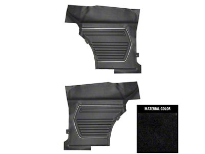 PUI Interiors Standard Interior Platinum Edition Rear Side Panels (1969 Camaro Coupe)