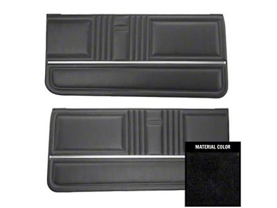 PUI Interiors Standard Interior Pre-Assembled Front Door Panels (1967 Camaro)