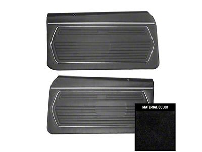 PUI Interiors Standard Interior Pre-Assembled Front Door Panels (1969 Camaro)