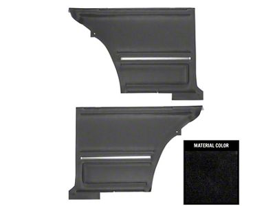 PUI Interiors Standard Interior Pre-Assembled Rear Side Panels (1967 Camaro Coupe)