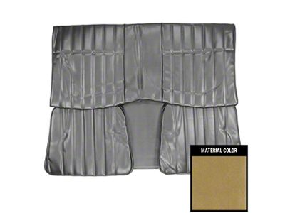 PUI Interiors Standard Interior Rear Bench Seat Upholstery (1977 Camaro Coupe)