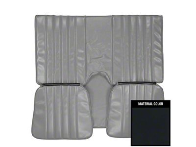 PUI Interiors Standard Interior Rear Bench Seat Upholstery (80-81 Camaro Coupe)