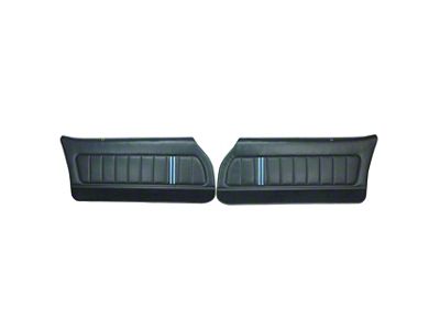PUI Interiors Vinyl Pre-Assembled Front Door Panels (80-81 Camaro Berlinetta Coupe, RS Coupe)
