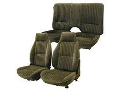 PUI Interiors, Front Bucket Seat Covers, For Standard Inteior Camaro 1980-1981