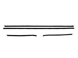 Outer Window Felt Kit, Coupe, w/ Exterior Trim (1968 Camaro)