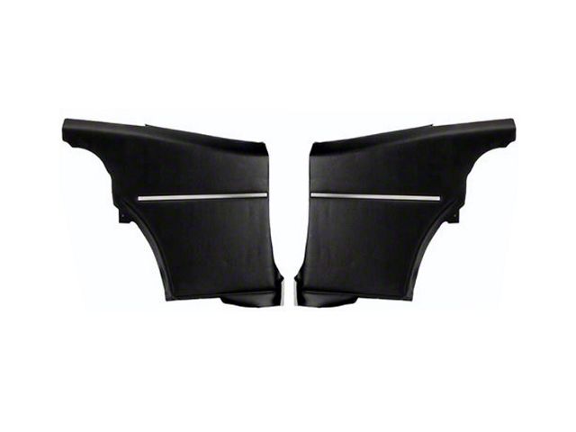 PUI Interiors, Rear Side Panels, For Deluxe Interior, Assembled 33-10758 Camaro Coupe Only 1968