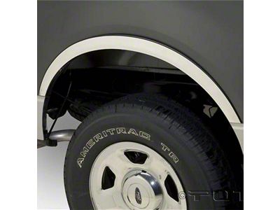 Putco Stainless Steel Fender Trim (78-96 F-150, F-350 SRW; 87-99 F-250)