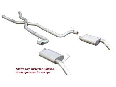Pypes 2.5 X-Pipe Exhaust System For 1968-1973 Corvettes