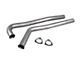 Pypes 2.50-Inch Exhaust Manifold Down-Pipes; 3-Bolt Flange (67-74 Camaro)