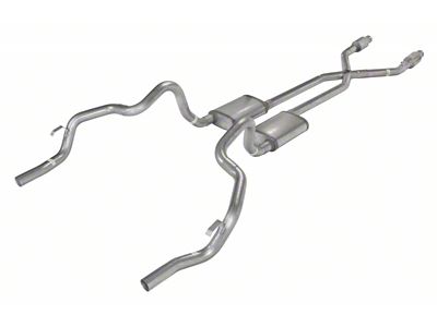 Pypes Crossmember-Back Exhaust System with Catalytic Converters and X-Pipe (75-81 Camaro)