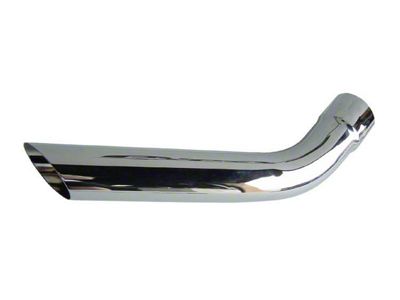 Pypes Short Version Hockey Stick Exhaust Tips; 2.50-Inch; Polished (67-81 Camaro)
