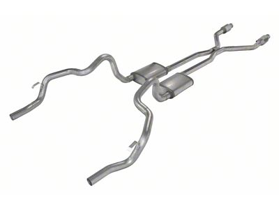 Pypes Violator Crossmember-Back Exhaust System with Catalytic Converters and H-Pipe (75-81 Camaro)