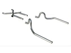 Pypes Crossmember-Back Exhaust System with X-Change X-Pipe; Valance Exit (70-71 GTO)