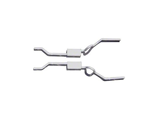 Pypes Race Pro Crossmember-Back Exhaust System; Valance Exit (70-71 GTO)