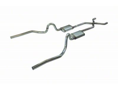 Pypes Turbo Pro Crossmember-Back Exhaust System with X-Pipe and 14-Inch Muffler (70-71 GTO)