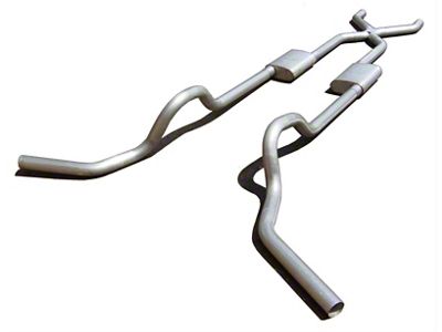 Pypes Turbo Pro Crossmember-Back Exhaust System with X-Pipe (67-74 C10, C20; 69-72 2WD Blazer, 2WD Jimmy)