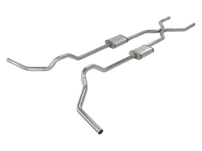 Pypes Violator Crossmember-Back Exhaust System with H-Pipe; Side Exit (67-74 C10, C20; 69-72 2WD Blazer, 2WD Jimmy)