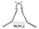 Pypes Violator Crossmember-Back Exhaust System with X-Pipe; Side Exit (63-66 C10)