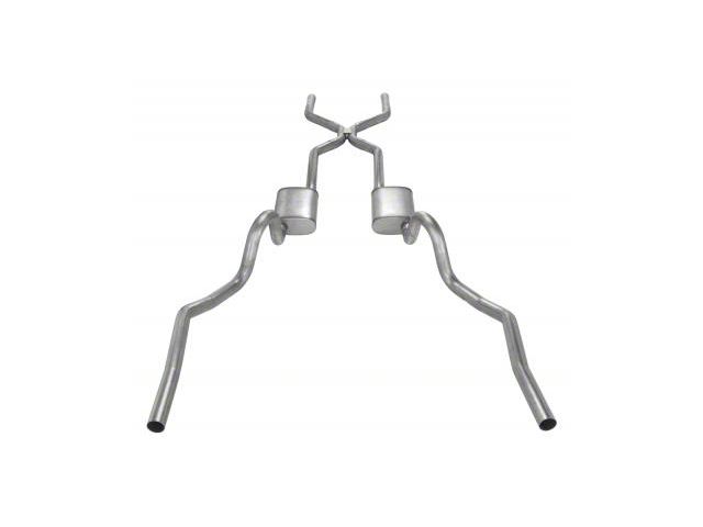 Pypes Crossmember-Back Exhaust System with H-Pipe (64-72 Chevelle)