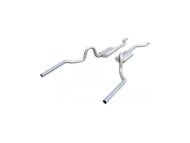 Pypes Race Pro Crossmember-Back Exhaust System with 14-Inch Muffler (64-72 Chevelle)