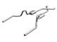 Pypes Race Pro Crossmember-Back Exhaust System with X-Pipe; Polished (64-72 Chevelle)