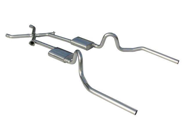 Pypes Turbo Pro Crossmember-Back Exhaust System with X-Change X-Pipe (64-72 Chevelle)