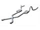 Pypes Violator Crossmember-Back Exhaust System with X-Pipe; Polished (64-72 Chevelle)