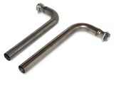 Pypes 2.50-Inch Exhaust Manifold Down-Pipe Ram Horns (68-82 Corvette C3)