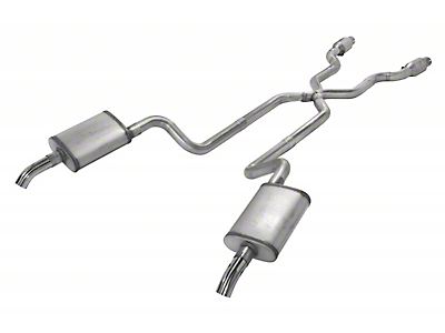 Pypes Crossmember Back Exhaust SCC910SE - 75-80 Corvette C3