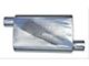 Pypes Race Pro Offset/Offset Muffler; 3-Inch Inlet/3-Inch Outlet; 304 Stainless (Universal; Some Adaptation May Be Required)