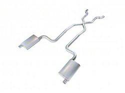 Pypes Street Pro Crossmember-Back Exhaust System with X-Pipe (68-73 Corvette C3)