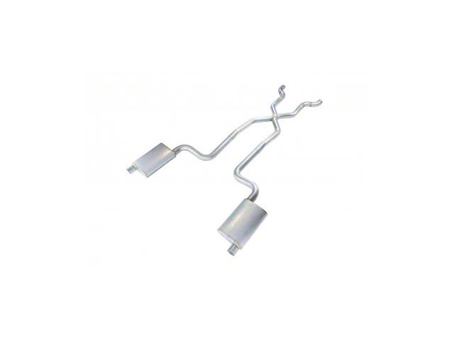 Pypes Street Pro Crossmember-Back Exhaust System with X-Pipe (68-73 Corvette C3)