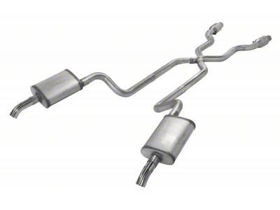 Pypes Turbo Pro Crossmember-Back Exhaust System with Catalytic Converters and X-Pipe (75-80 Corvette C3)
