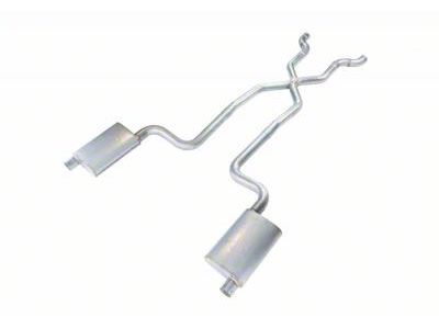 Pypes Turbo Pro Crossmember-Back Exhaust System with X-Pipe (68-73 Corvette C3)