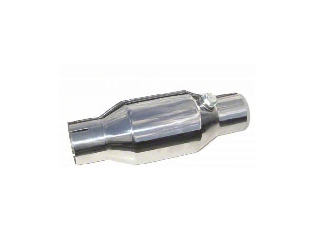 Pypes Universal High Flow 3-Inch Mini Catalytic Converter (Universal; Some Adaptation May Be Required)