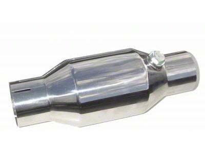 Pypes Universal High Flow 3-Inch Mini Catalytic Converter (Universal; Some Adaptation May Be Required)